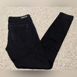 Express Black Denim Stretch Leggings